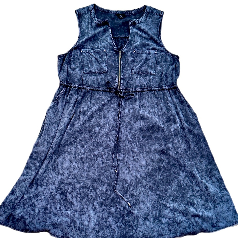 Torrid Denim Look Sleeveless Dress